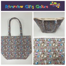 Large Tote Bag - Sew Vintage Large Tote Bag - Sew Vintage